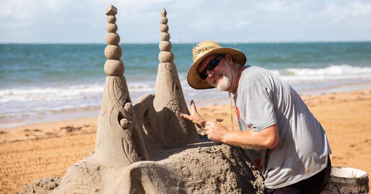 Sand sculptures by Dennis Massoud of Sand In Your Eyes
