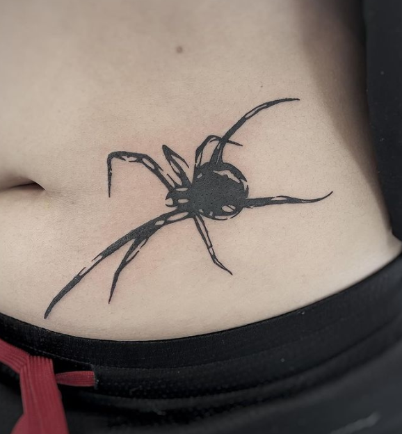 Weird Spider Tattoo