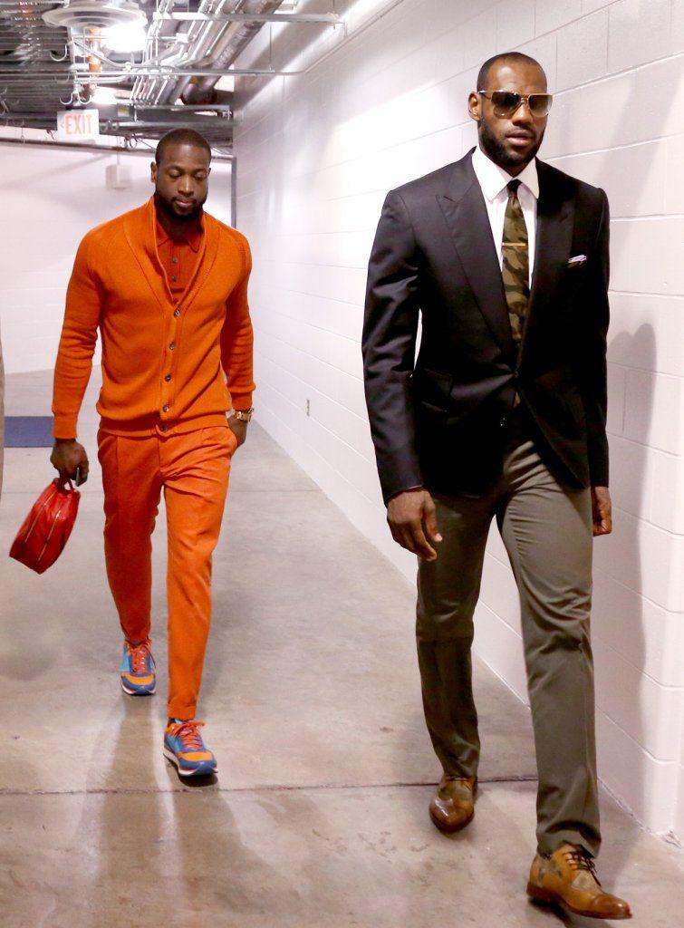 Dwyane Wade's Wild NBA Playoffs Style (PHOTOS) | Tall men fashion, Mens  outfits, Well dressed men