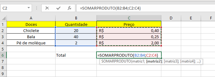 Inserindo parâmetros