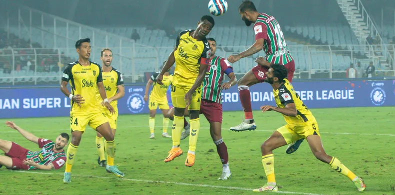 ATK Mohun Bagan defenders did well to keep Bartholomew Ogbeche quiet