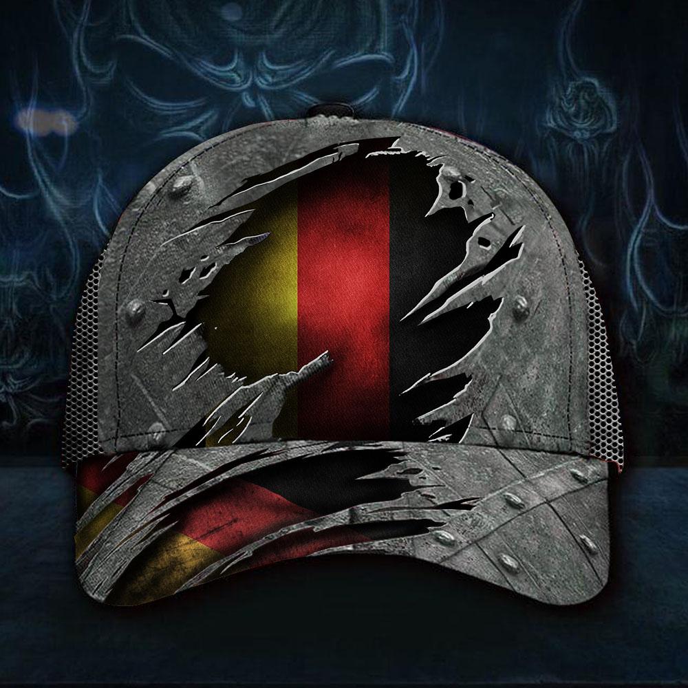 Germany Hat 3D Print Patriotic Eagle American Flag Cap Vintage Army Veteran Hat