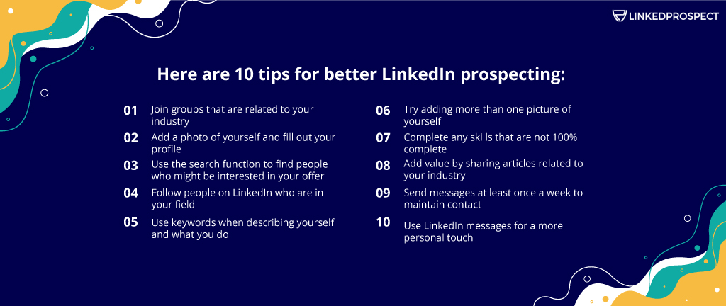 10 tips for better LinkedIn Prospecting
