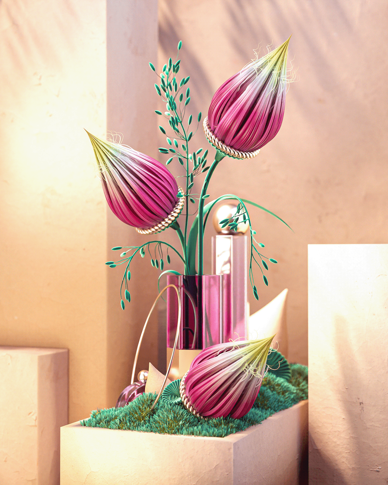 3D art design inspiration instagram photo photorealistic Realism Still