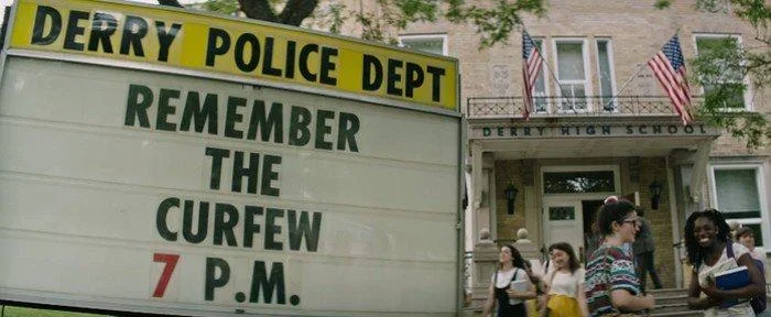 Image result for curfew sign from IT