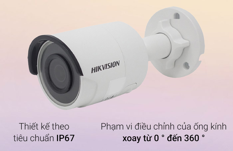 Thiết bị quan sát/ Camera Hikvision DS-2CD2023G0-I | Thiết kế hiện đại 