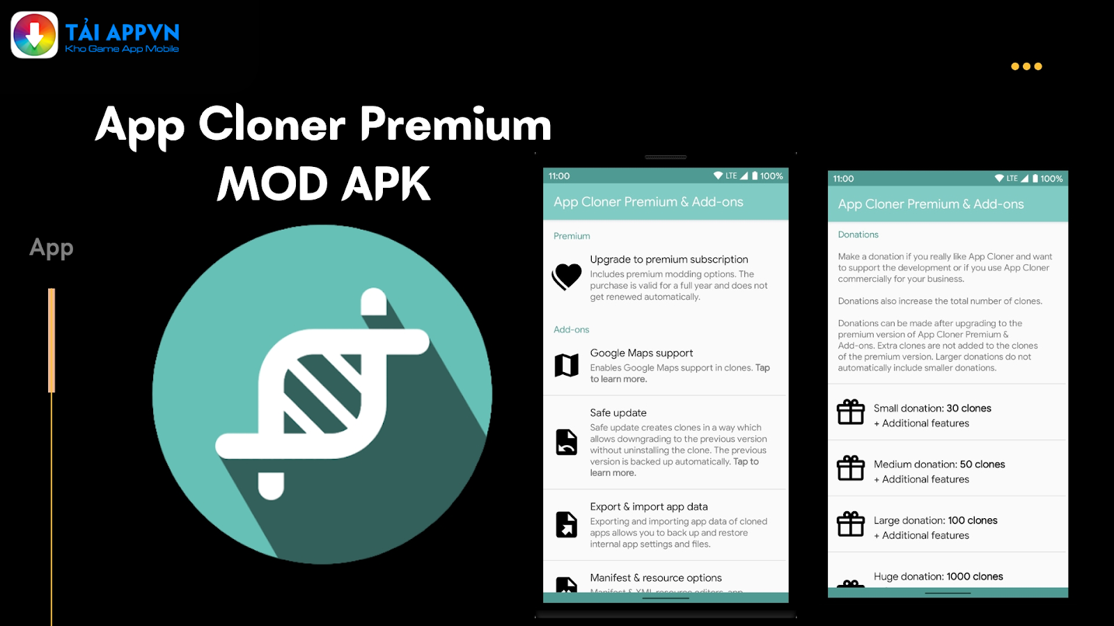 Download App Cloner MOD APK Mở Khóa Premium
