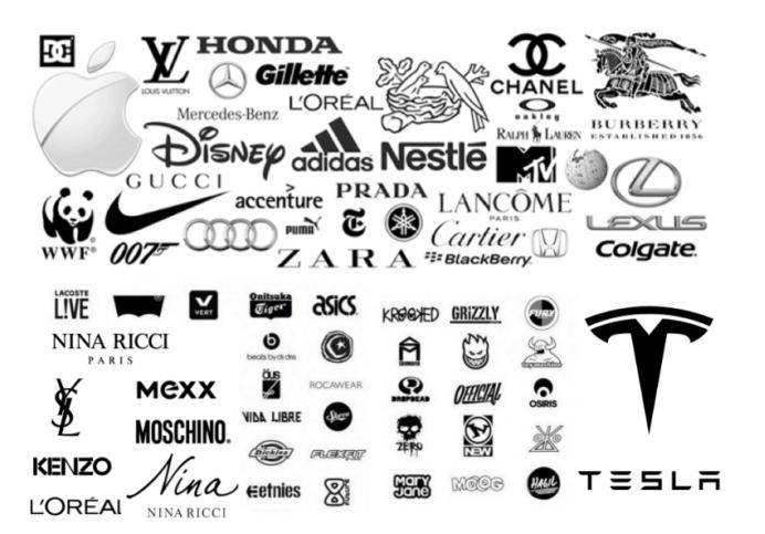 A group of logos of brands

Description automatically generated