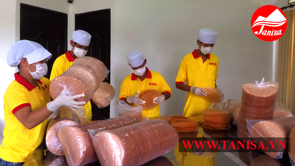 TANISA - công ty chuyên sản xuất bánh tráng xuất khẩu nhiều nước trên toàn thế giới.