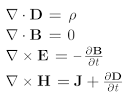 Image result for maxwell's equations