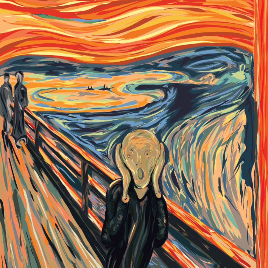 Картина Эдвард Мунк. «Крик» - яркий пример экспрессионизма
