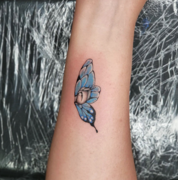 Blue Butterfly Wings 