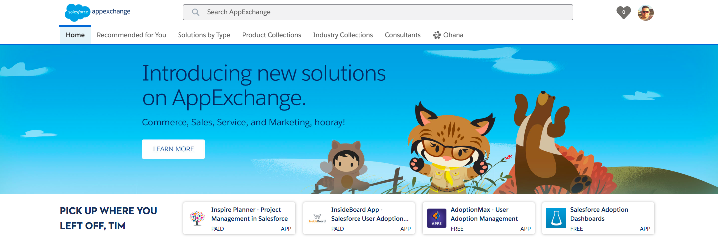 Use AppExchange solutions to improve Salesforce User Adoption