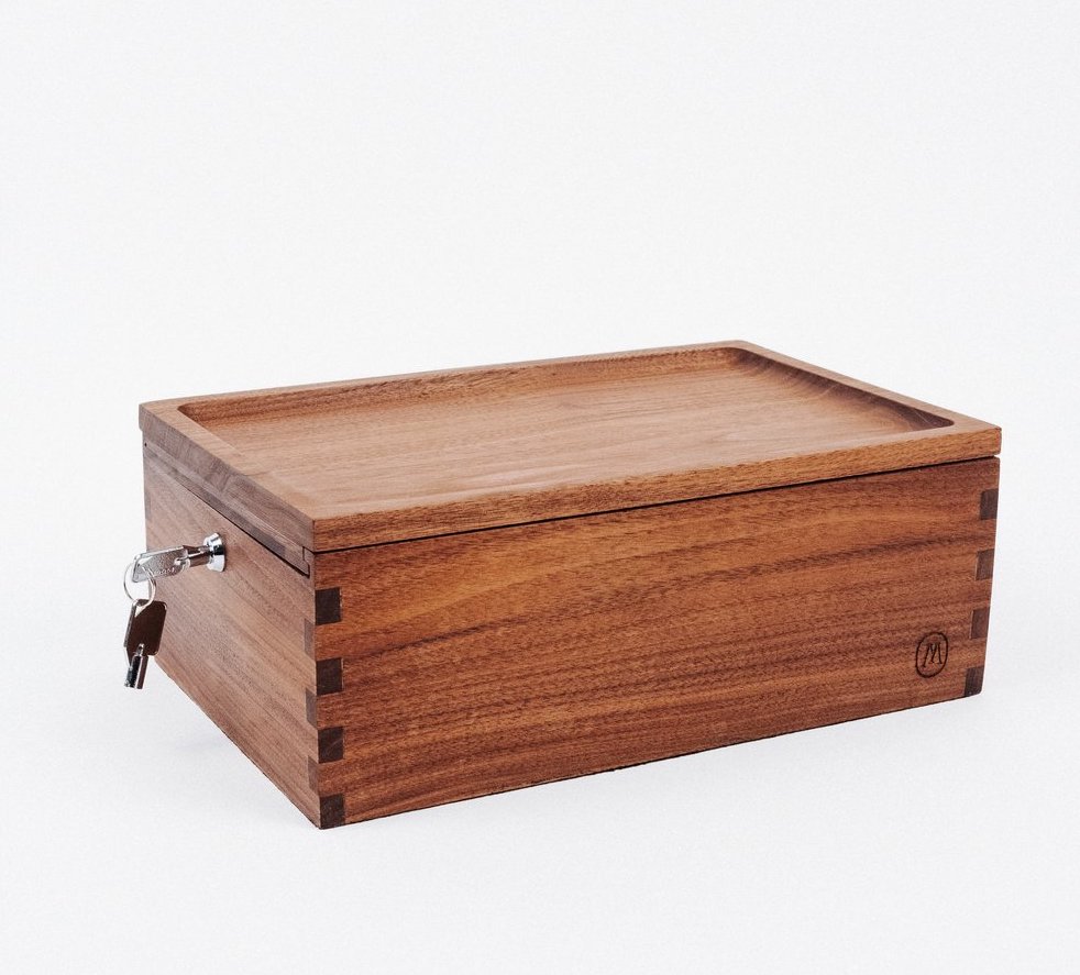 Wooden Box to Store Cannabis