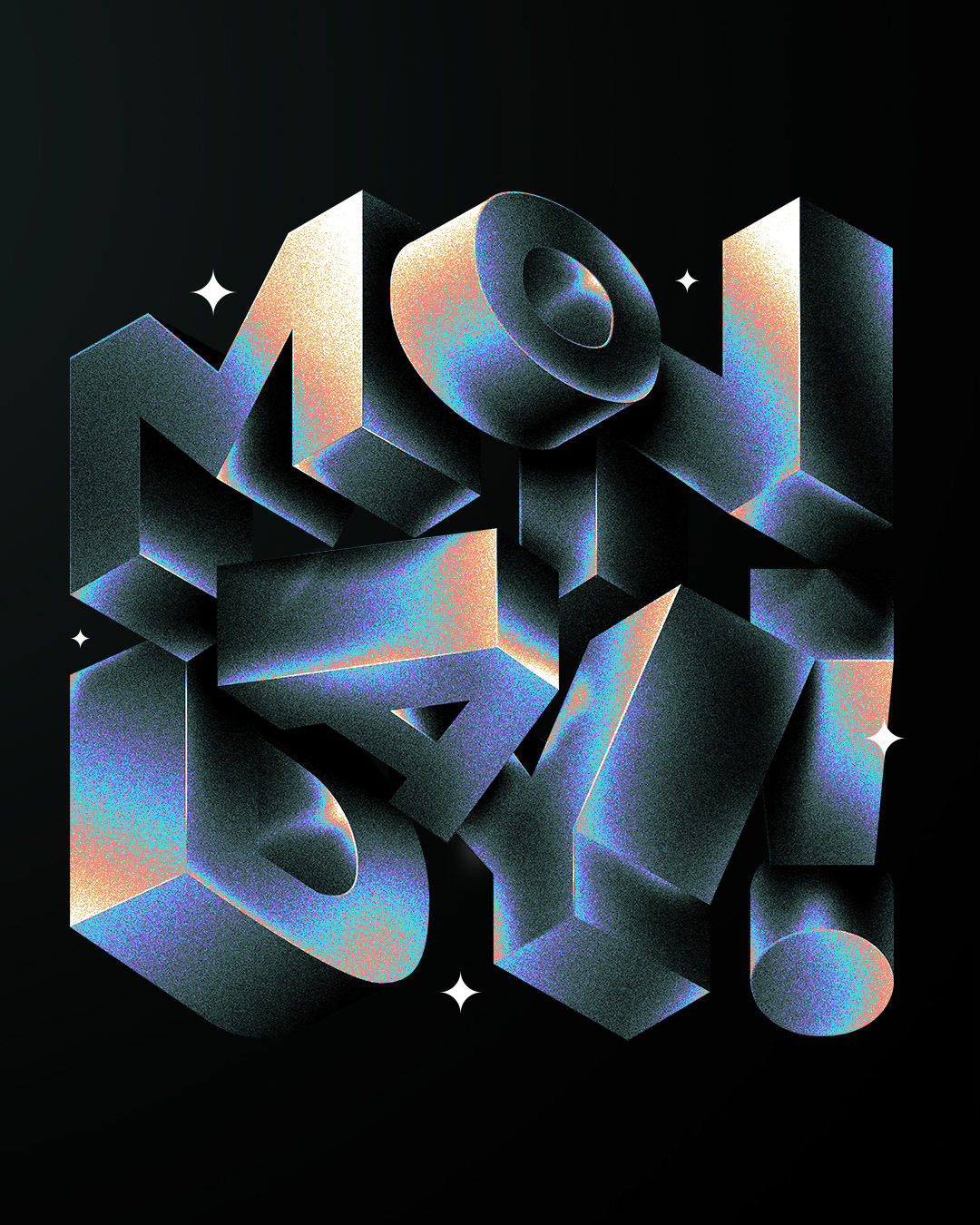 adobe hope hustwilson iridescent Monday type experiment GoodType typeexperiment typegoodness