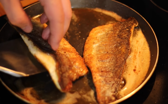how to cook bass fillet