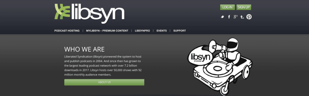 Libsyn Home Page