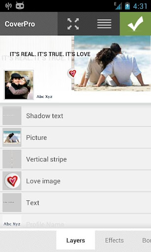Love - CoverPro Template apk