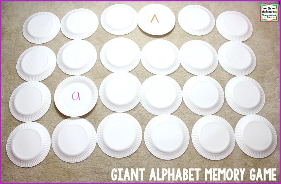 giant alphabet memory game – The Kindergarten Smorgasboard