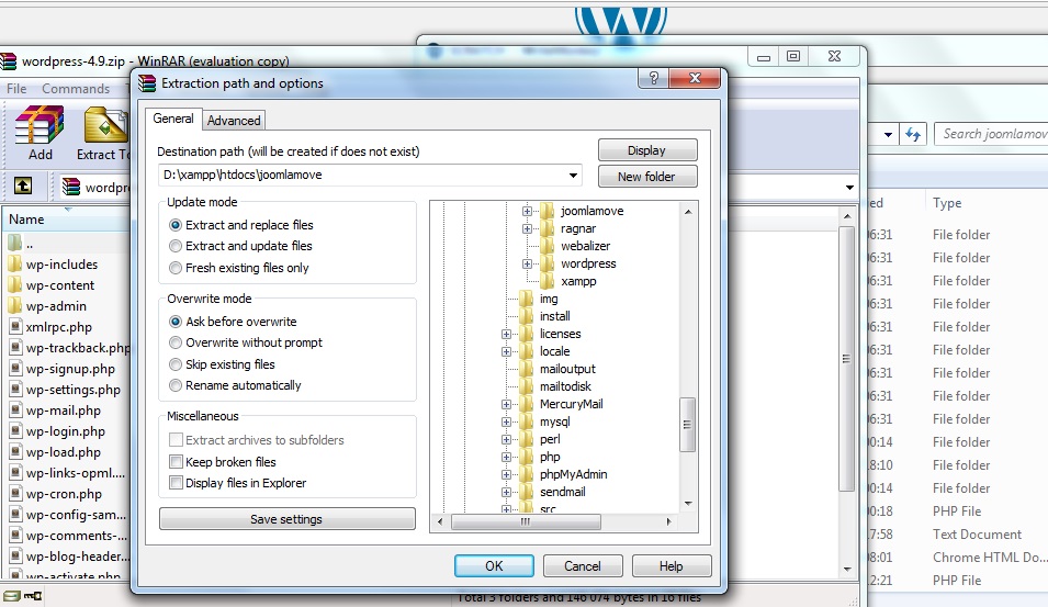 Instale o WordPress localmente
