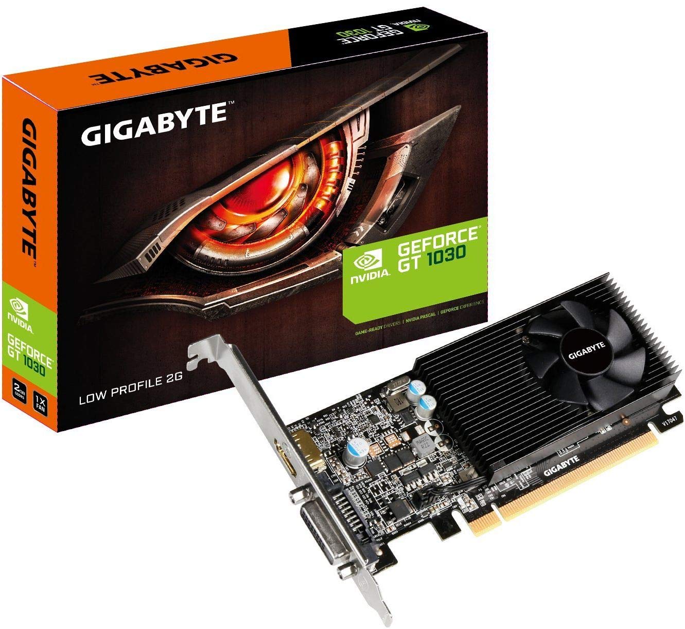 GIGABYTE GeForce GT 1030 2GB DDR5 Graphics Card (GV-N1030D5-2GL)