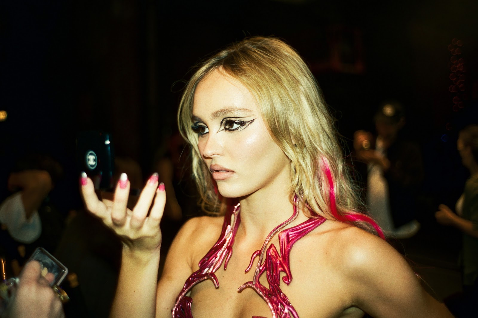 Lily-Rose Depp in "The Idol"