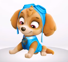 Learn Colors with paw patrol Skye’s uniform