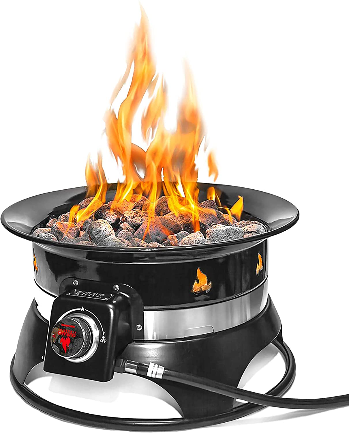 outdoor camping propane fire pit