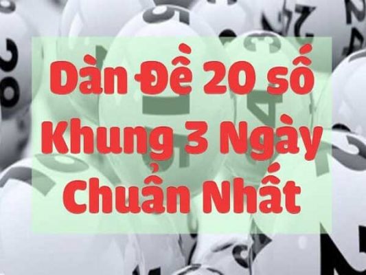 Dàn de 20 số nuôi khung 3 ngày