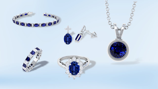 blue sapphire gemstone jewelry