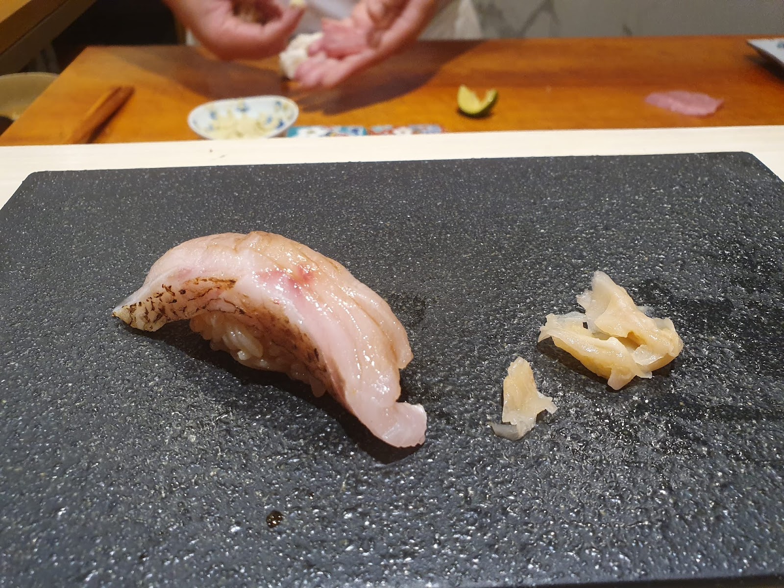 assorted sushi at Misaki Nobu 