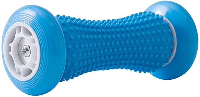 AINAAN Foot Massage Roller for Relief Plantar Fasciitis and Reflexology Massage for Deep Tissue Acupresssure Recovery for Relax Foot Back Leg Hand Tight Muscle（Light Blue）