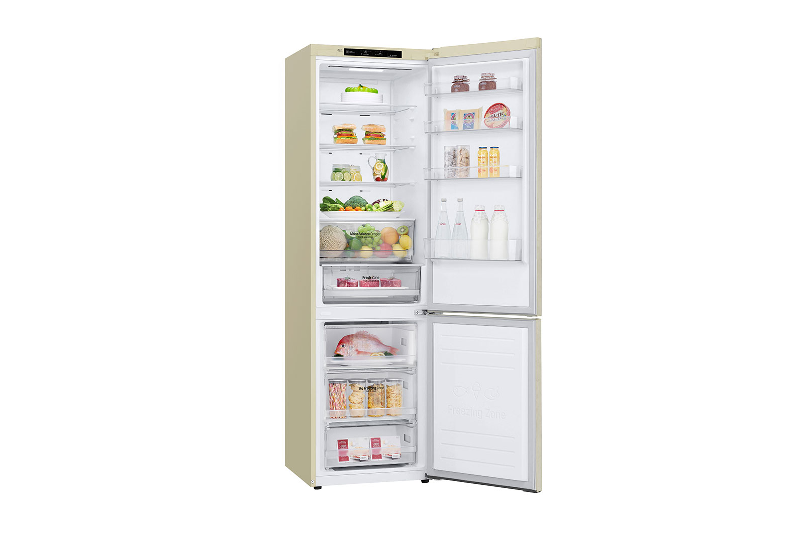 Холодильник LG GW-B509SEJZ довольно вместительный
