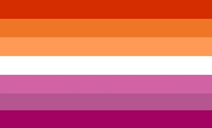 bandeira lésbica inclusiva