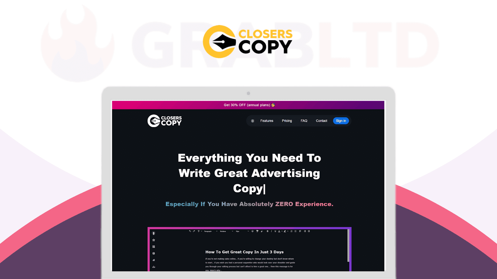 ClosersCopy Lifetime Deal | All-in-One Business Copywriting Tool