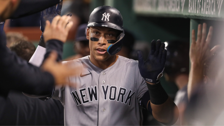 No, Aaron Judge won't be baseball's 'real' home run king if he gets to 62 this season. Giancarlo Stanton, then of the Marlins