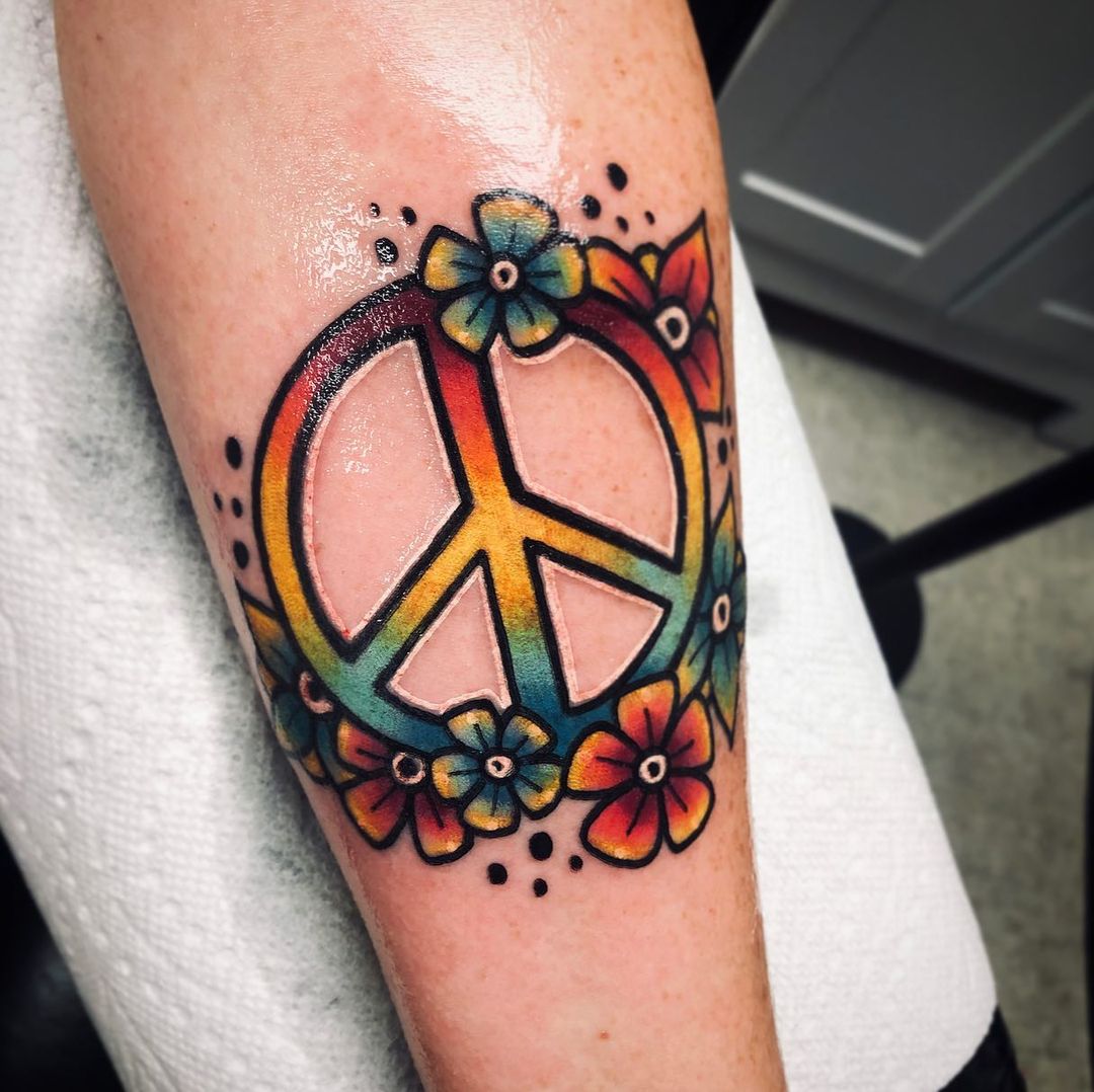Traditional Peace tattoo