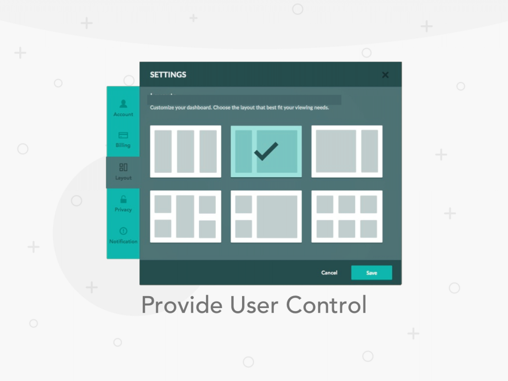 Provide User Control