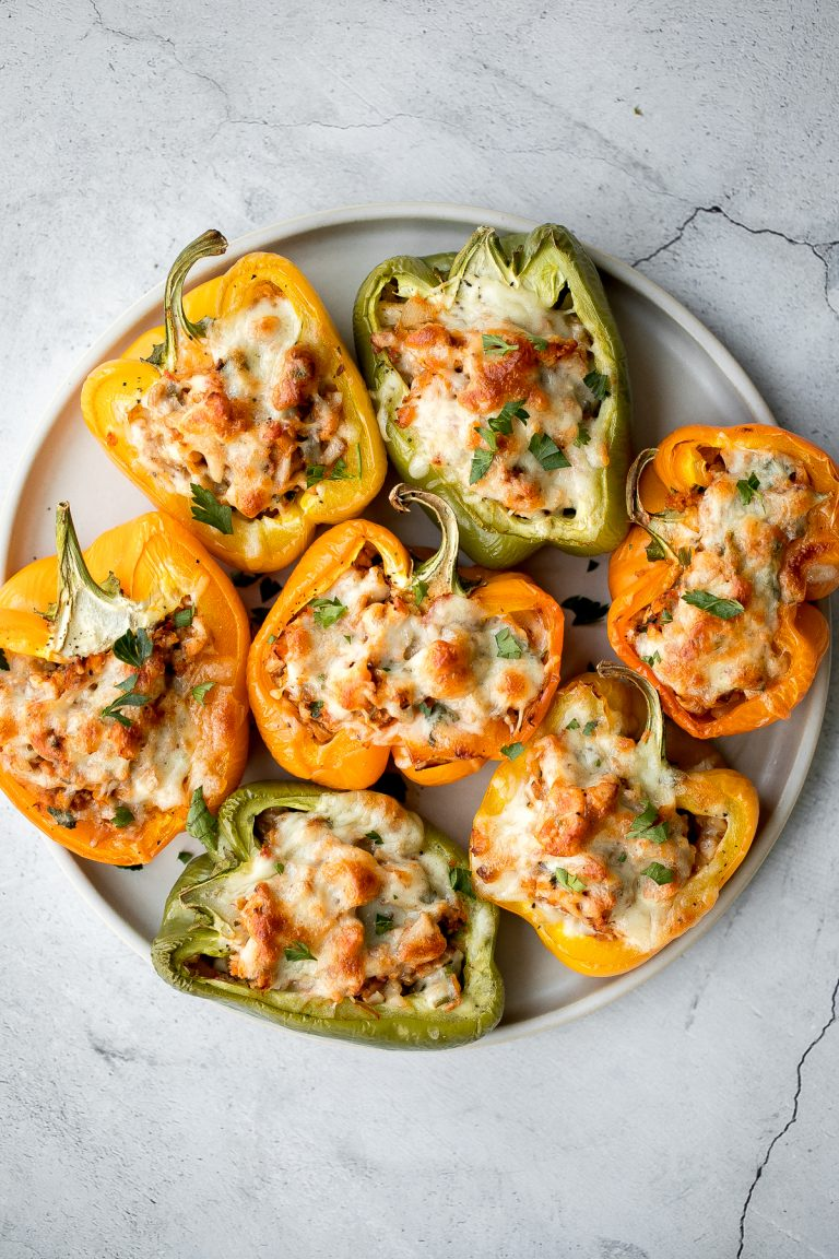 stuffed bell pepper - best lunch ideas for husband