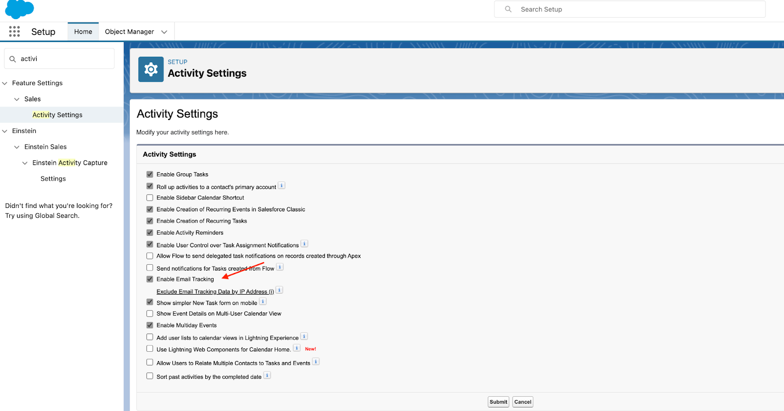 Turn off one-to-one email tracking or attachment logging