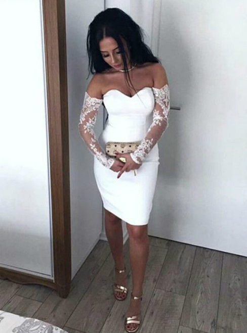 White lace gown styles 2022