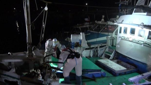 Cảnh sát biển Đài Loan phát hiện 12 người Việt trốn trên tàu cá