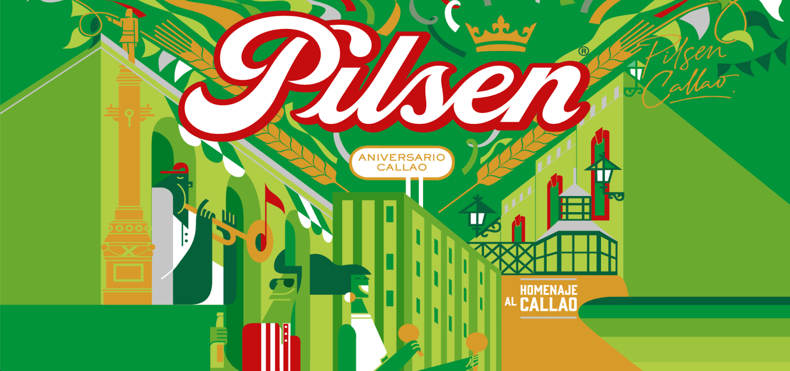 Packaging design and branding artifact from  160 Years of Pilsen Callao project