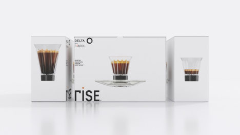 Branding and Packaging Design for RISE DELTA Q by STARCK