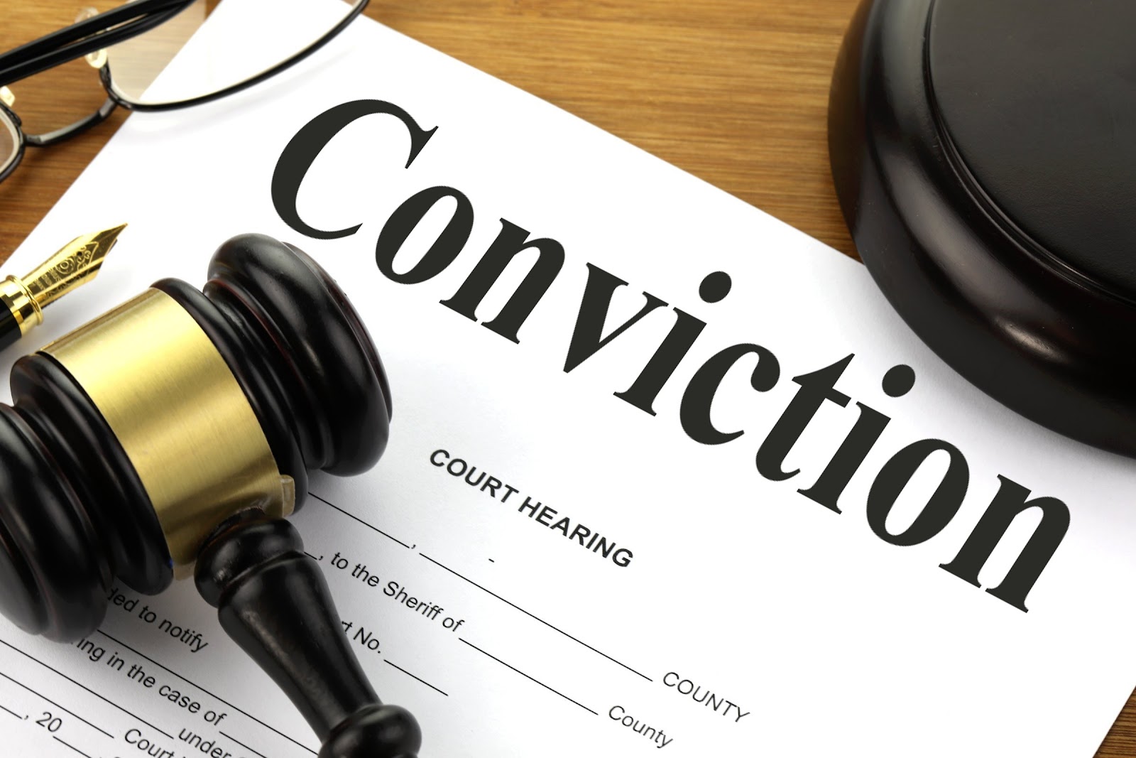 Conviction with Gavel