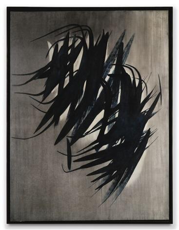 Hans Hartung, T1956-13, 1956, acrylique sur toile adjugée 2 250 000 euros par Sotheby’s Paris en 2017
