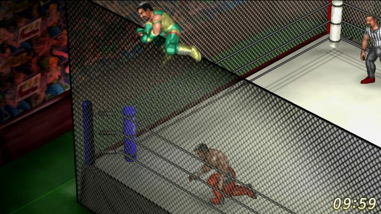 Fire Pro Wrestling steel cage match