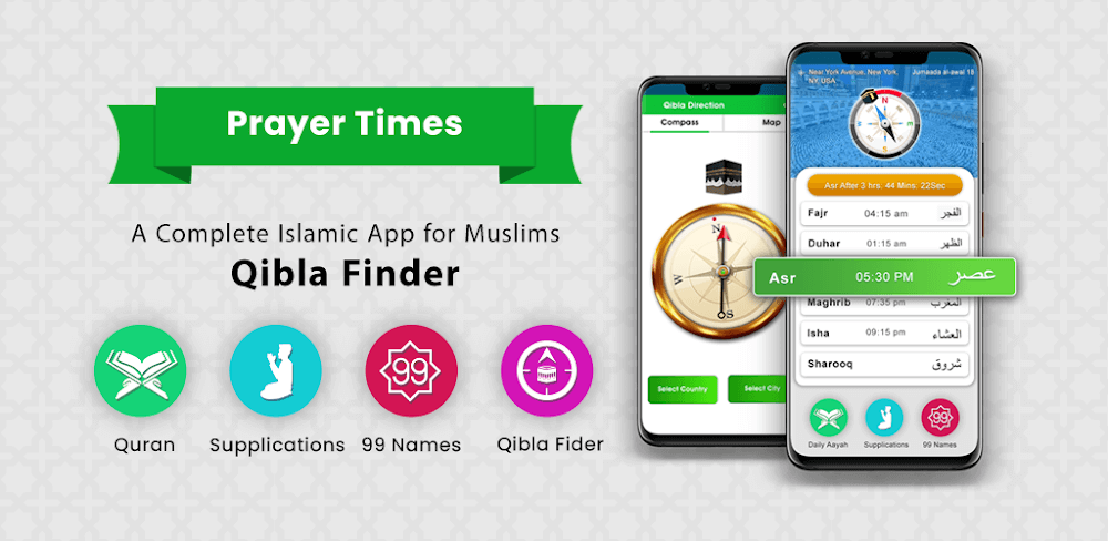 Prayer Times Muslim All in One (Photo: liteapks)
