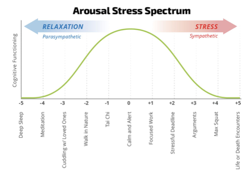 stress arousal curve