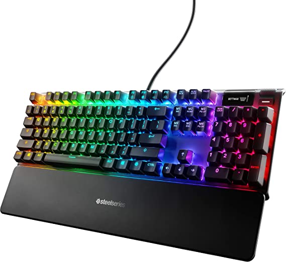 This Gaming keyboard has full RGB backlighting with individually illuminated keys to make them easily identifiable even when gaming in low lighting.